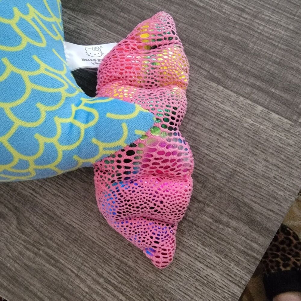 Hello Kitty Mermaid Plush/Stuffed Animal Sanrio (no tags) Pink Bow, 15 inch - Picture 8 of 14